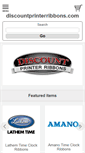 Mobile Screenshot of discountprinterribbons.com